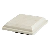 Крышка столба Белое дерево Крышка столба Белое дерево