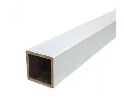 Столб ДПК 100x100 Co-Extrusion Белый от производителя  Deckart (Россия) по цене 1 547 р