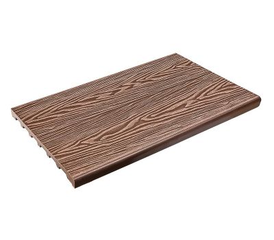 Ступень полнотелая из ДПК Step 3D Махагон от производителя  Deckart (Россия) по цене 2 700 р