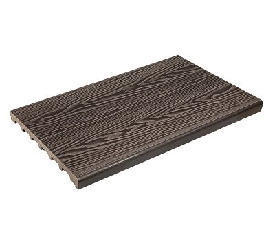 Ступень полнотелая из ДПК Step 3D Венге от производителя  Deckart (Россия) по цене 2 700 р