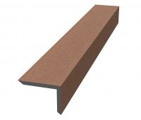 Уголок ДПК для террасной доски NauticPrime, 60x40x2900мм, Кедр Уголок ДПК для террасной доски NauticPrime, 60x40x2900мм, Кедр