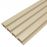 Доска Фасадная из ДПК Wood Рейка Слоновая кость