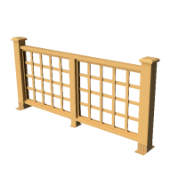 Декоративные ограждения ДПК " Дувр", Песчаник, шлифованное Декоративные ограждения ДПК " Дувр", Песчаник, шлифованное