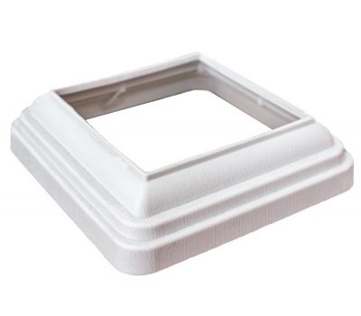 Крышка нижняя 140х140 Extrusion Белый от производителя Woodvex по цене 1 035 р Крышка нижняя 140х140 Extrusion Белый от производителя Woodvex по цене 1 035 р